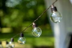 Solární zahradní svítidlo LED světelný řetěz 16,70m GIRLANDA GLADI 2 s 50x LED dekorativní koule 3000K Teplá bílá