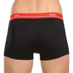 BOSS 5PACK pánské boxerky černé (50489616 999) - velikost XL