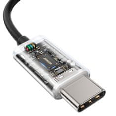 Joyroom TYPE-C JR-EC07 sluchátka do uší s USB-C konektorem Černá