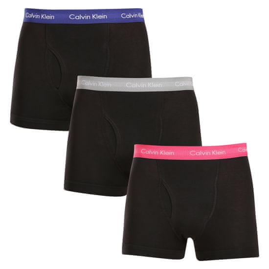 Calvin Klein 3PACK pánské boxerky černé (NB2615A-MLR)