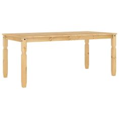 Vidaxl Jídelní stůl Corona 180 x 90 x 75 cm masivní borové dřevo