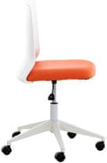 BHM Germany Kancelářská židle Apolda, syntetická kůže, oranžová