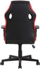 BHM Germany Kancelářská židle Glendale, černá / červená