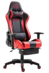 BHM Germany Herní židle Boavista, syntetická kůže, černá /červená
