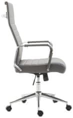 BHM Germany Kancelářská židle Kolumbus, syntetická kůže, šedé