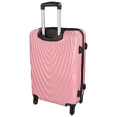 RGL Cestovní kufr Travel Pink, růžová M