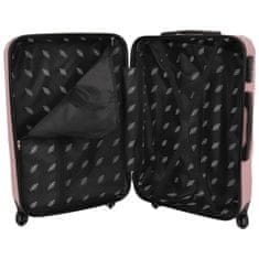 RGL Cestovní kufr Travel Pink, růžová L