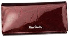 Pierre Cardin Stylová dámská kožená peněženka s lístky Gaspare, červená