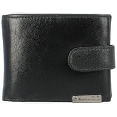 Bellugio Pánská kožená peněženka Bellugio Liam, černá