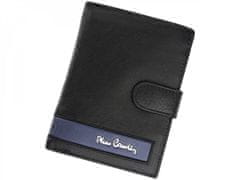 Pierre Cardin Pánská kožená peněženka Pierre Cardin Paolons, černo-modrá