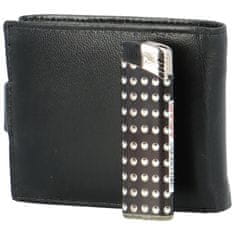 Bellugio Pánská kožená peněženka Bellugio Liam, černá