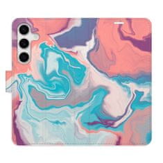 iSaprio Flipové pouzdro - Abstract Paint 06 pro Samsung Galaxy S24