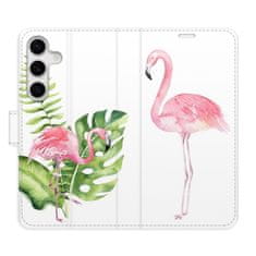 iSaprio Flipové pouzdro - Flamingos pro Samsung Galaxy S24