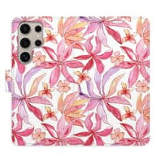 iSaprio Flipové pouzdro - Flower Pattern 10 pro Samsung Galaxy S24 Ultra
