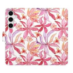 iSaprio Flipové pouzdro - Flower Pattern 10 pro Samsung Galaxy S24