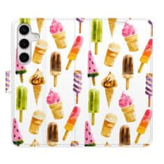 iSaprio Flipové pouzdro - Ice Cream Pattern pro Samsung Galaxy S24