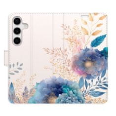 iSaprio Flipové pouzdro - Ornamental Flowers 03 pro Samsung Galaxy S24