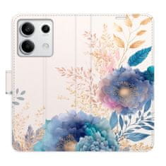 iSaprio Flipové pouzdro - Ornamental Flowers 03 pro Xiaomi Redmi Note 13 5G