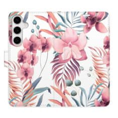 iSaprio Flipové pouzdro - Pink Flowers 02 pro Samsung Galaxy S24+