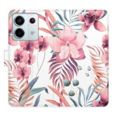 iSaprio Flipové pouzdro - Pink Flowers 02 pro Xiaomi Redmi Note 13 Pro 5G / Poco X6 5G