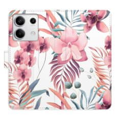iSaprio Flipové pouzdro - Pink Flowers 02 pro Xiaomi Redmi Note 13 5G