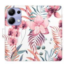 iSaprio Flipové pouzdro - Pink Flowers 02 pro Xiaomi Redmi Note 13 Pro