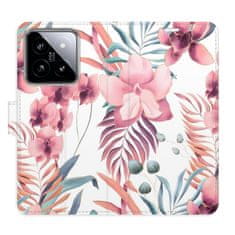 iSaprio Flipové pouzdro - Pink Flowers 02 pro Xiaomi 14