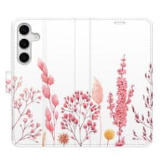 iSaprio Flipové pouzdro - Pink Flowers 03 pro Samsung Galaxy S24