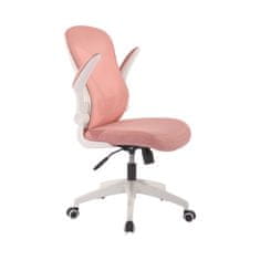 Dalenor Kancelářská židle Jolly White, růžová