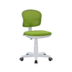 Dalenor Dětská židle Honey, textil, bílá podnož / zelená
