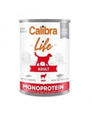Calibra Calibra CONZERVA dog Adult Life Beef &amp; Carrots 6 x 400g krmivo pro psy