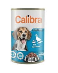 Calibra Calibra konzerva pro psy Adult Duck &amp; Rice &amp; Carrot in sauce 1240 g krmivo pro psy