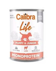 Calibra Calibra konzerva pro psy Puppy &amp; Junior Life Lamb &amp; Rice 6 x 400g krmivo pro psy