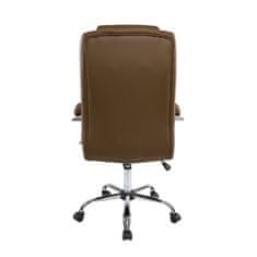 Dalenor Kancelářská židle Slash, syntetická kůže, hnědá