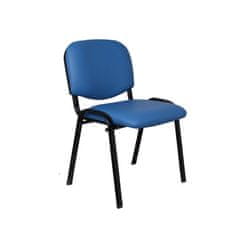 Dalenor Konferenční židle Iron, syntetická kůže, modrá