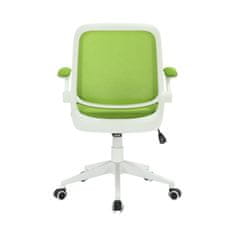 Dalenor Kancelářská židle Pretty White, textil, zelená