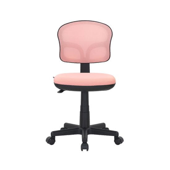 Dalenor Dětská židle Honey, textil, černá podnož / růžová