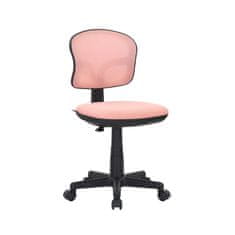 Dalenor Dětská židle Honey, textil, černá podnož / růžová