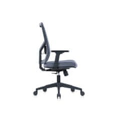 Dalenor Kancelářská židle Snow Black, textil, šedá
