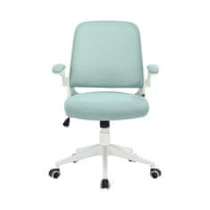 Dalenor Kancelářská židle Pretty White, textil, světle zelená