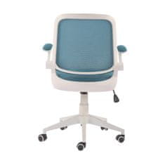 Dalenor Kancelářská židle Pretty White, textil, modrá
