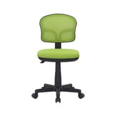 Dalenor Dětská židle Honey, textil, černá podnož / zelená