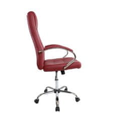 Dalenor Kancelářská židle Slash, syntetická kůže, bordó