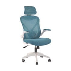 Dalenor Kancelářská židle Jolly White HB, textil, modrá