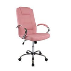 Dalenor Kancelářská židle Slash, syntetická kůže, růžová