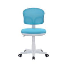 Dalenor Dětská židle Honey, textil, bílá podnož / modrá