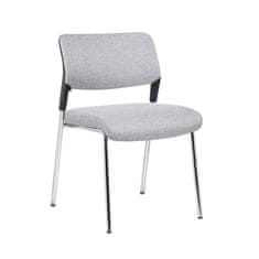 Dalenor Konferenční židle Evo 4L, textil, šedá