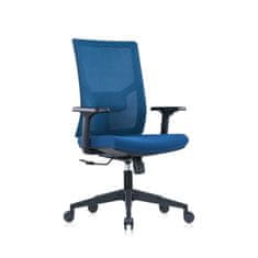Dalenor Kancelářská židle Snow Black, textil, modrá