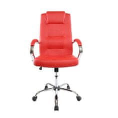 Dalenor Kancelářská židle Slash, syntetická kůže, červená