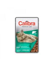 Calibra Calibra Premium cat kapsičky pro kočky Sterilovaná játra v omáčce 24 x 100 g